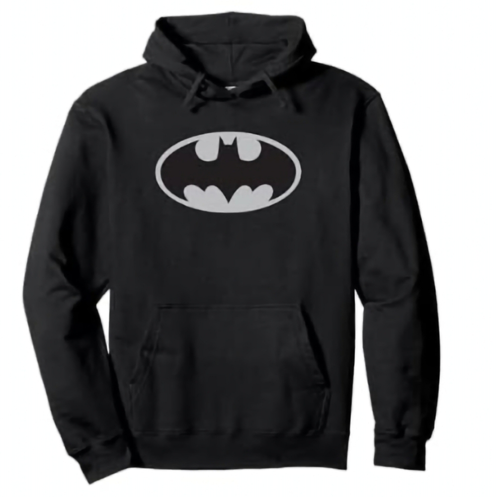Batman Logo Pullover Hoodie Size XL NWOT